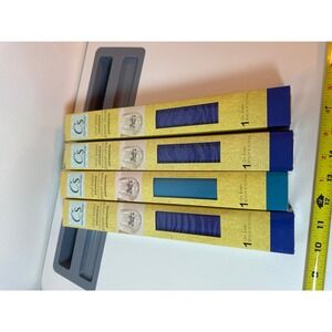 Crafter's Square Permanent Vinyl Paper 4 Rolls 12x48 Blue Teal Crafting Supplies